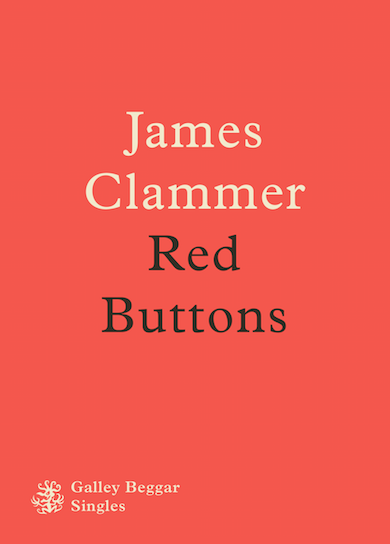 Book cover, Red Buttons by James Clammer
